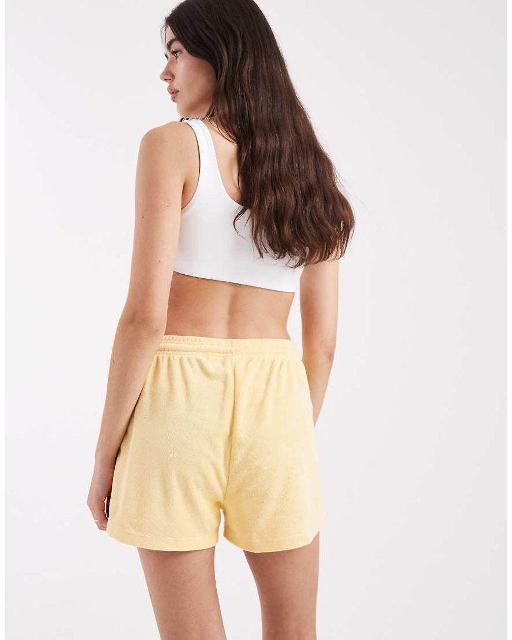 Adidas Originals Natural Terry Towel Firebird Shorts