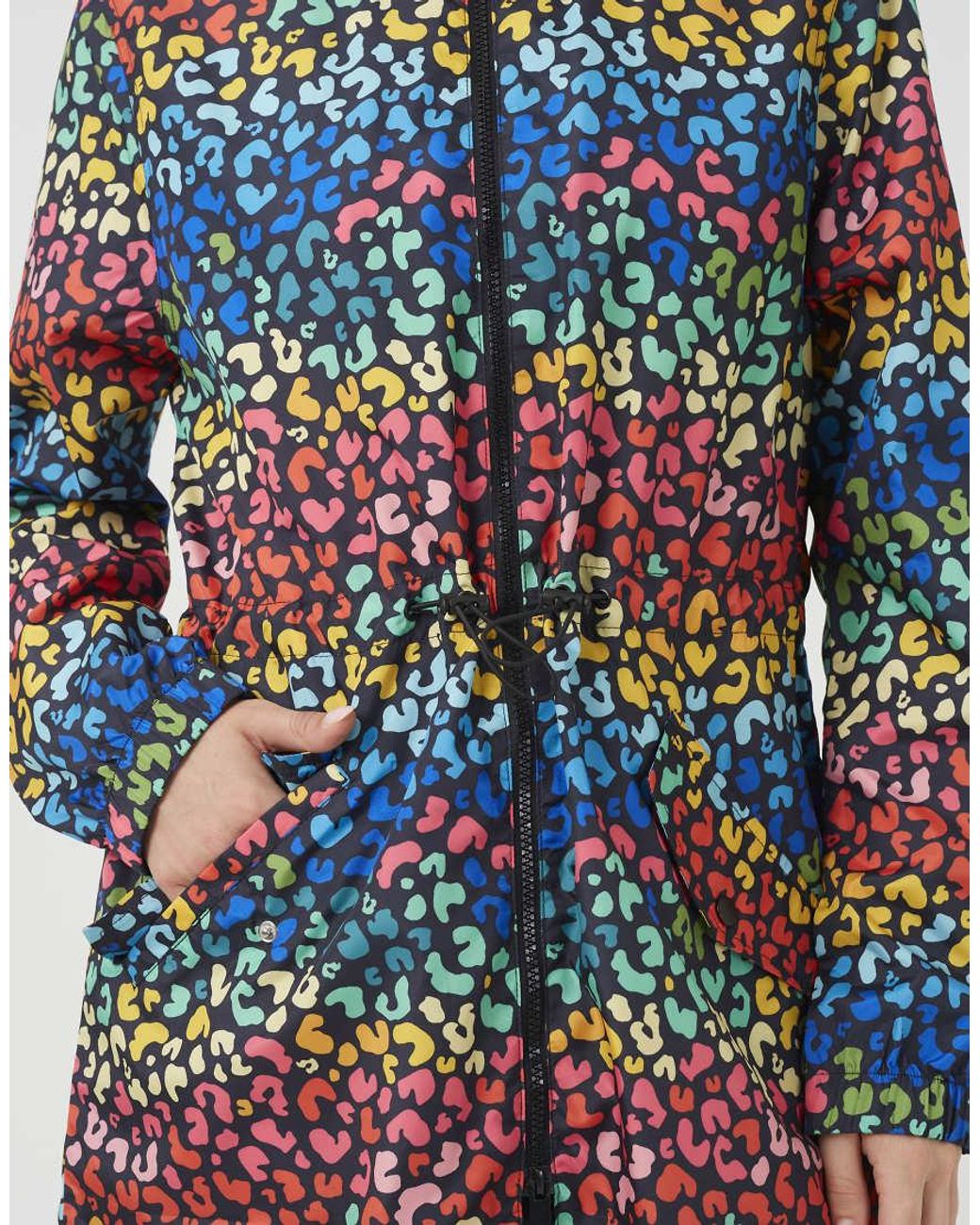 Brave Soul Blue Lightweight Showerproof Jacket