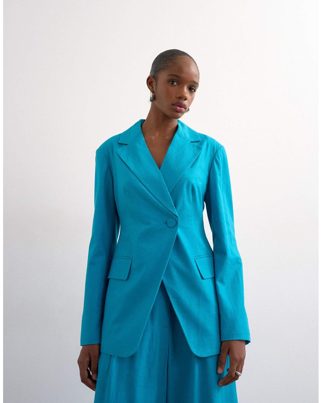 TOPSHOP Blue – taillierter blazer für besondere anlässe