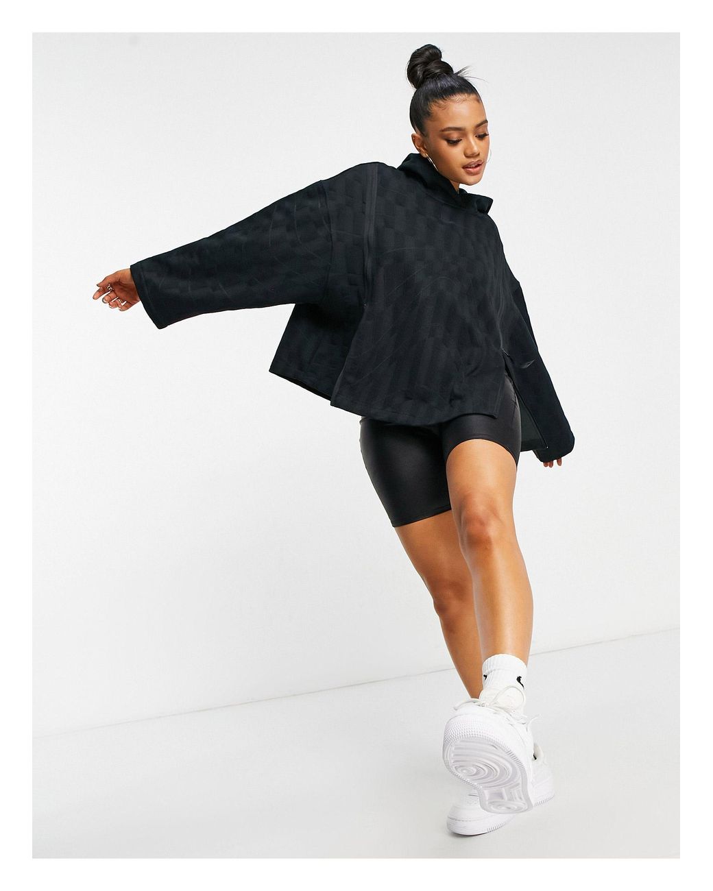 nike cropped jumper