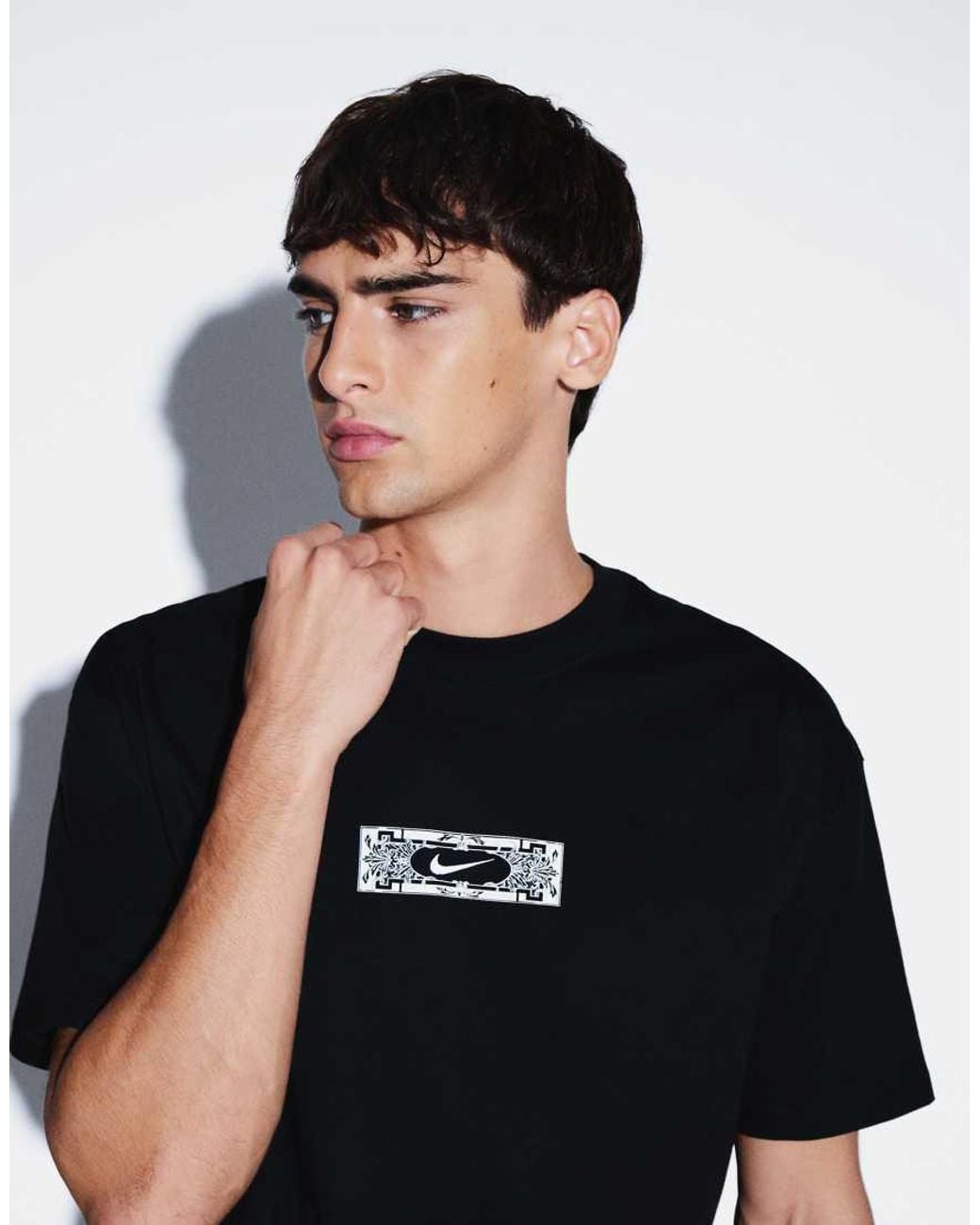 Nike Blue T-shirt With Chateau Back Print for men