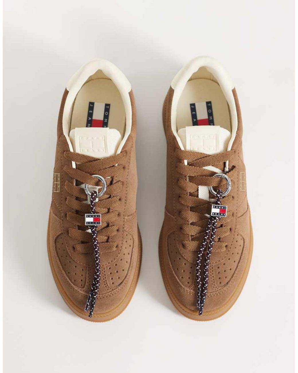 Tommy Hilfiger Brown Greenwich Max Real Suede Trainers