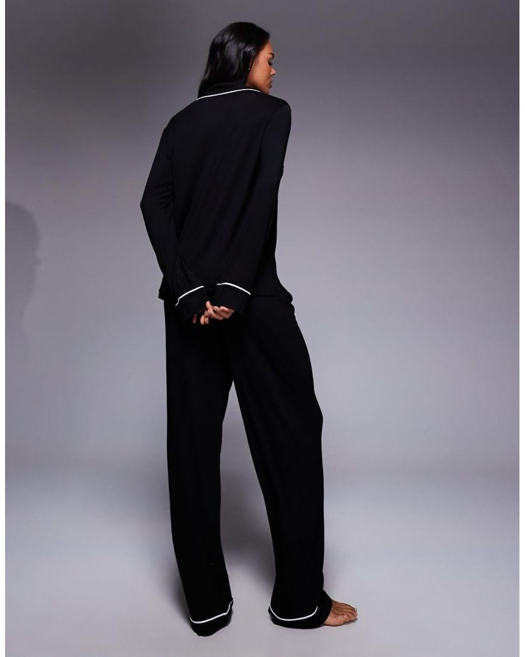 DKNY Blue Top And Pant Pyjama Set