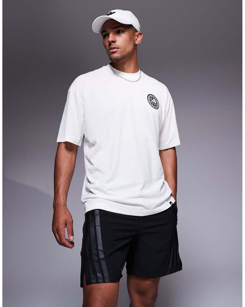 Adidas Originals Blue Adidas Training D4t Shorts for men