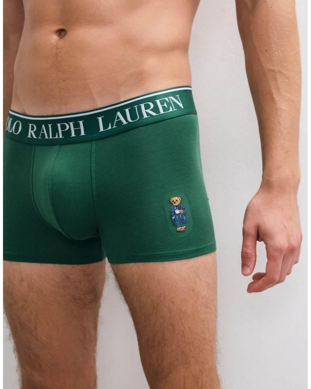 Polo Ralph Lauren Green Bear Logo Trunk for men