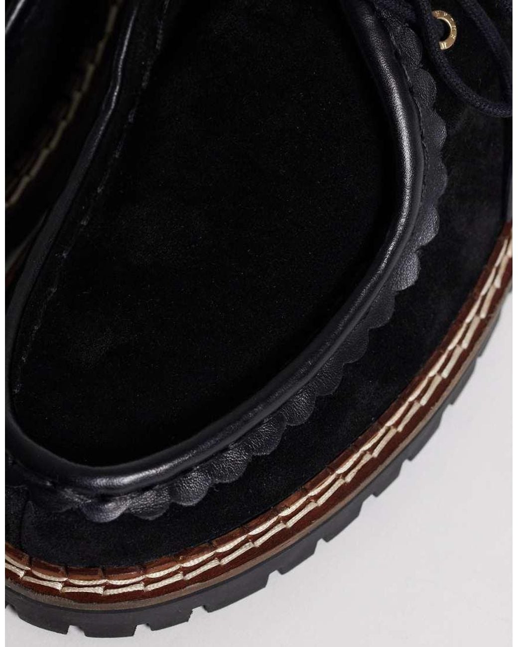 Bronx Black Sor-aya Lace Up Shoes