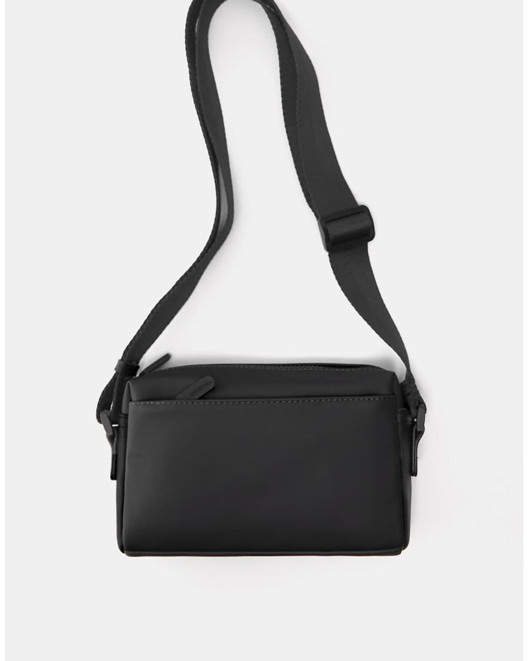 Borsa A Tracolla Gommata Nera di Pull&Bear in Black da Uomo