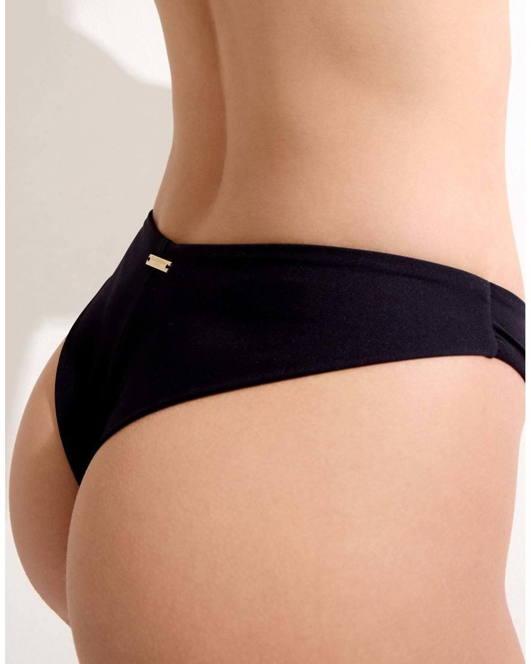 Calzedonia Black Premium Fit Brazilian Bikini Bottom