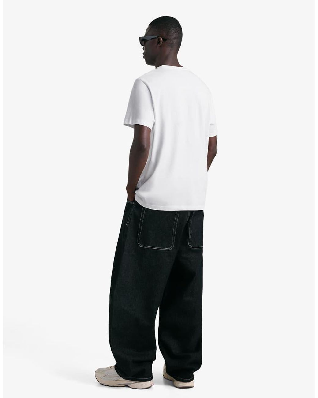 Bershka Black Pack Of 2 Basic Short Sleeve T-shirts for men