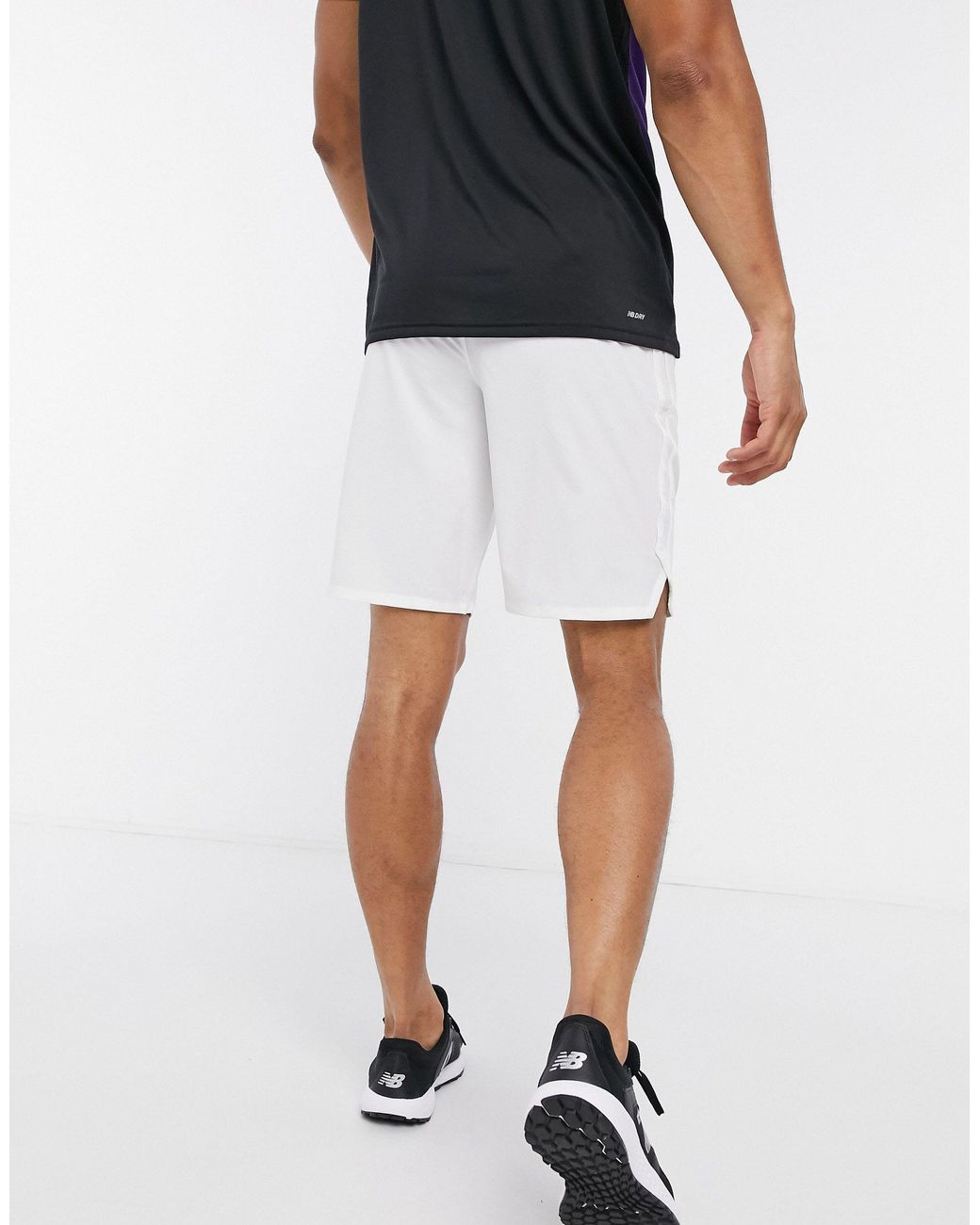 New Balance Tennis Rally 9 Inch Shorts in White for Men | Lyst