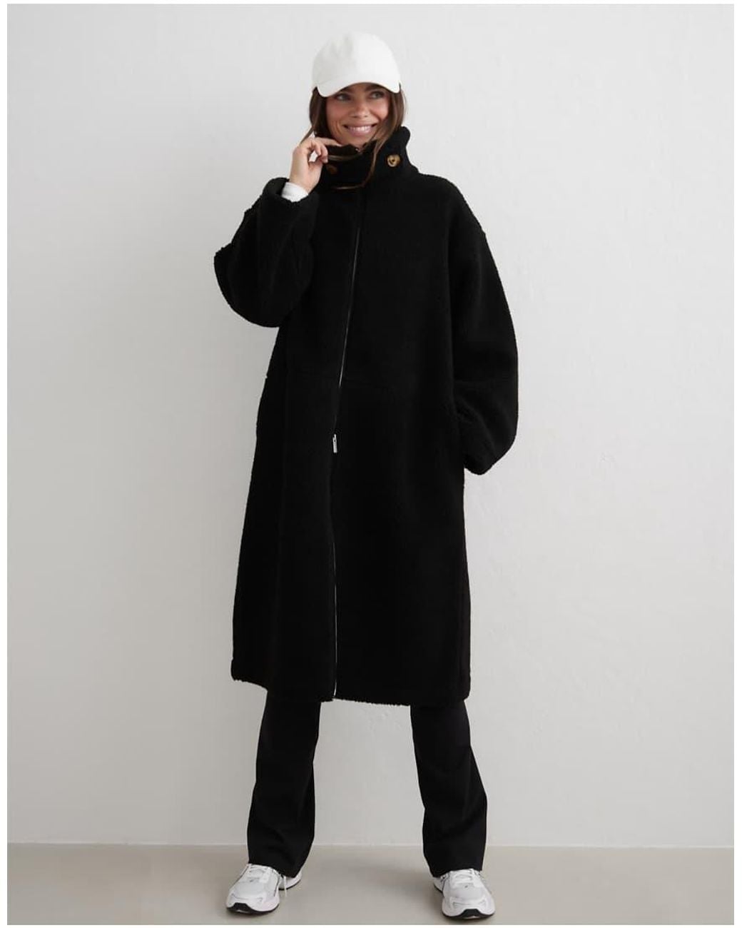 Aim'n Black Pile Coat