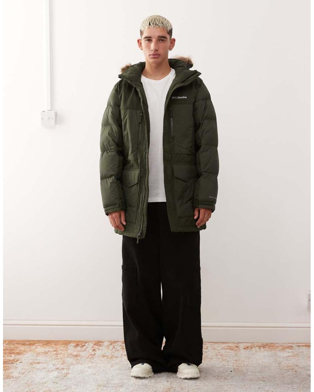 Columbia Gray Marquam Peak Fusion Ii Parka for men
