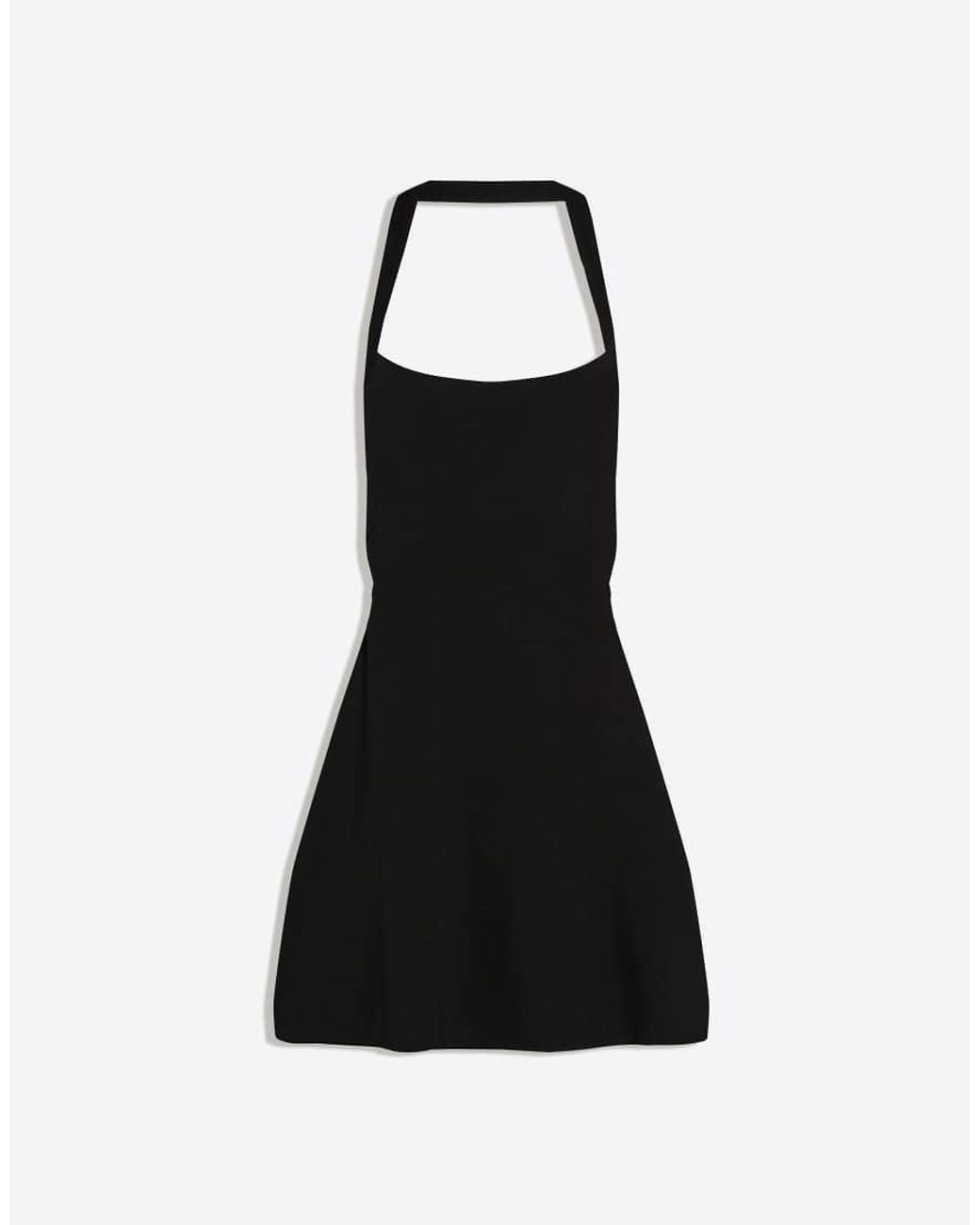 Bershka Black Mini Halter Neck Dress