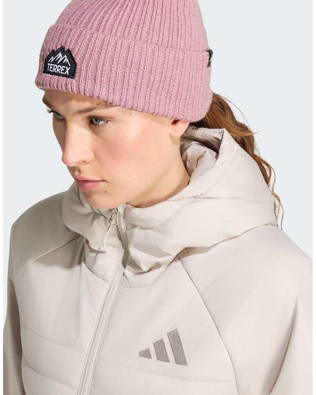 Adidas Originals Pink Terrex Multi Climawarm Insulated Hooded Jacket