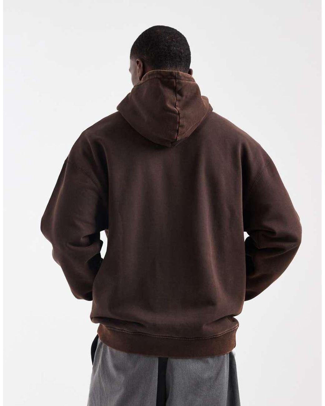 Adidas Originals Brown Premium Essentials Hoodie for men