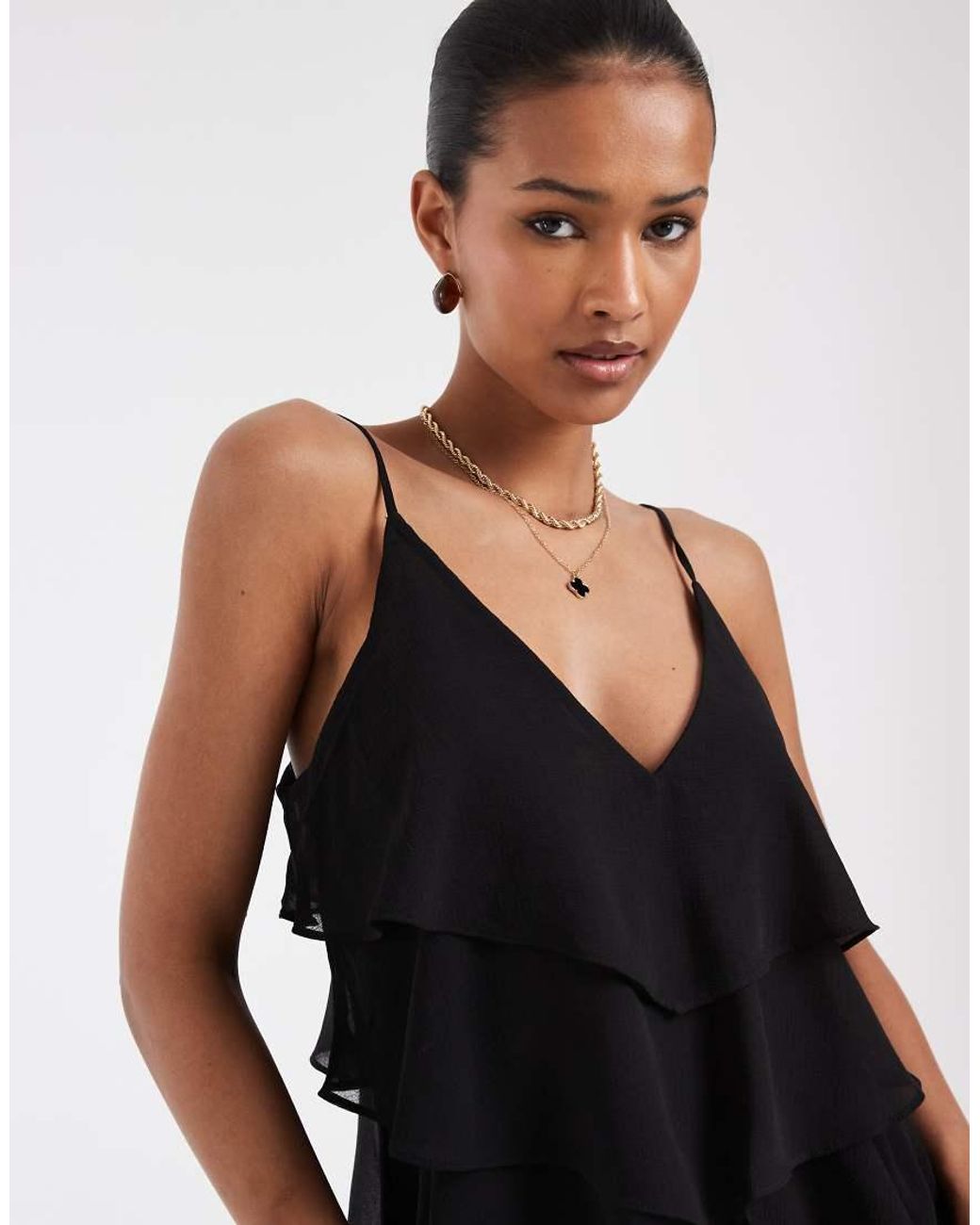 ONLY Blue Ruffles Cami Top