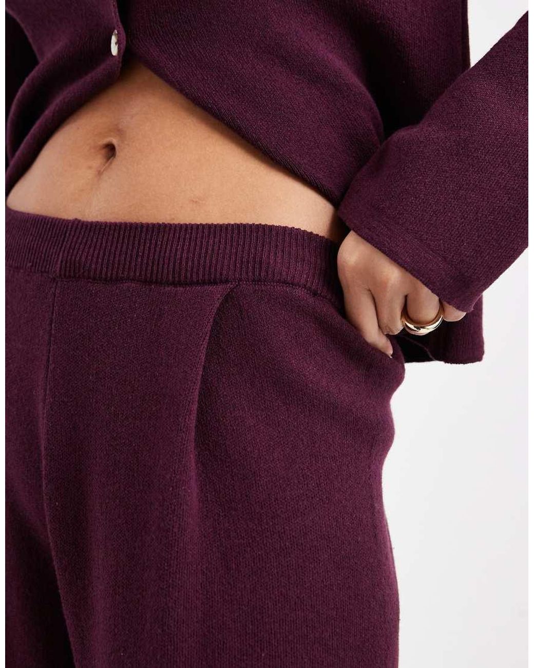ASOS Red Knitted Trouser Co-ord