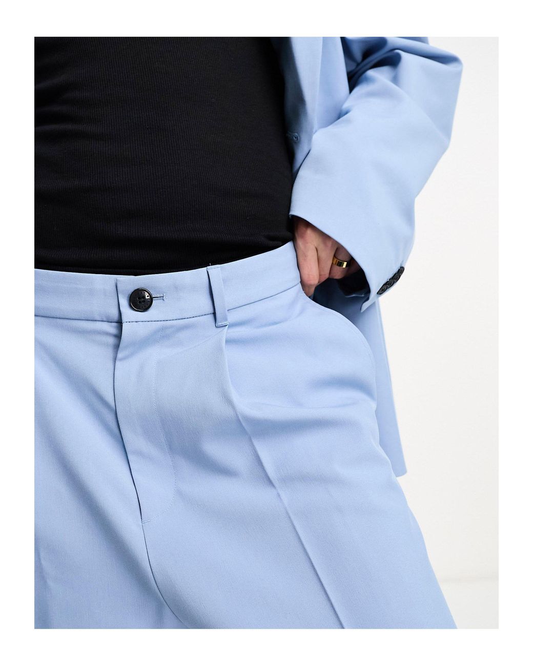 Mens Striped Print Dress Pants Loose Fit Casual Pants Comfy 910 Length  Trousers  eBay