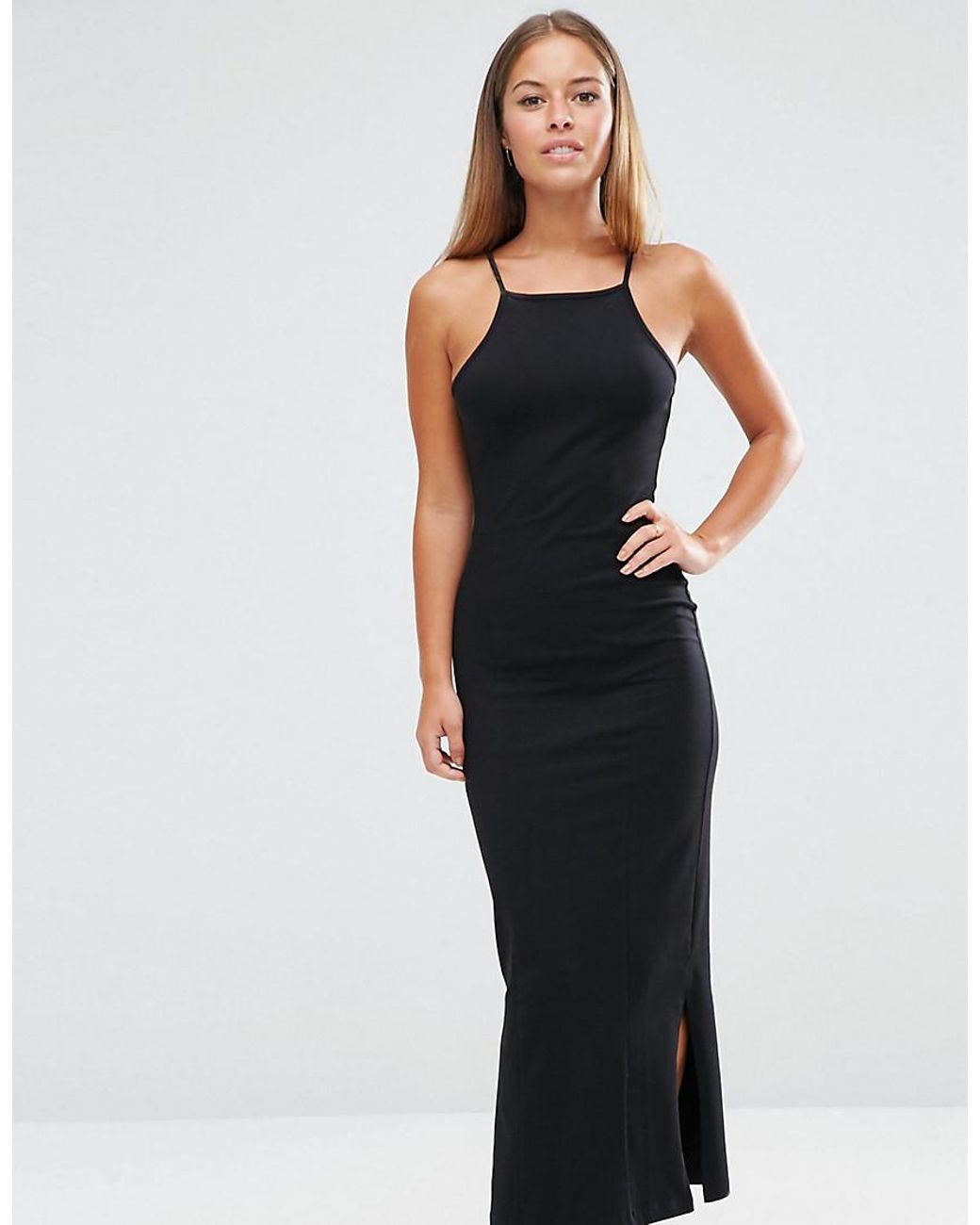 90s neck clearance dress