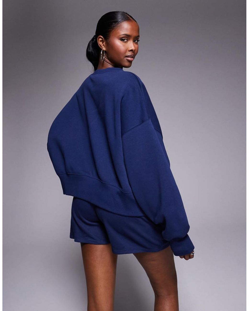 Nike Blue Phoenix Fleece Over-oversized Sweatshirt