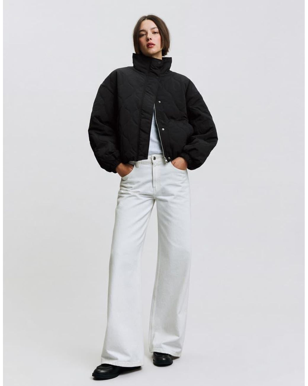 Bershka Black Padded Jacket
