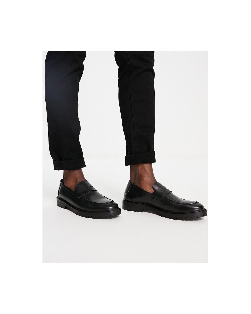 River island deals chunky loafers