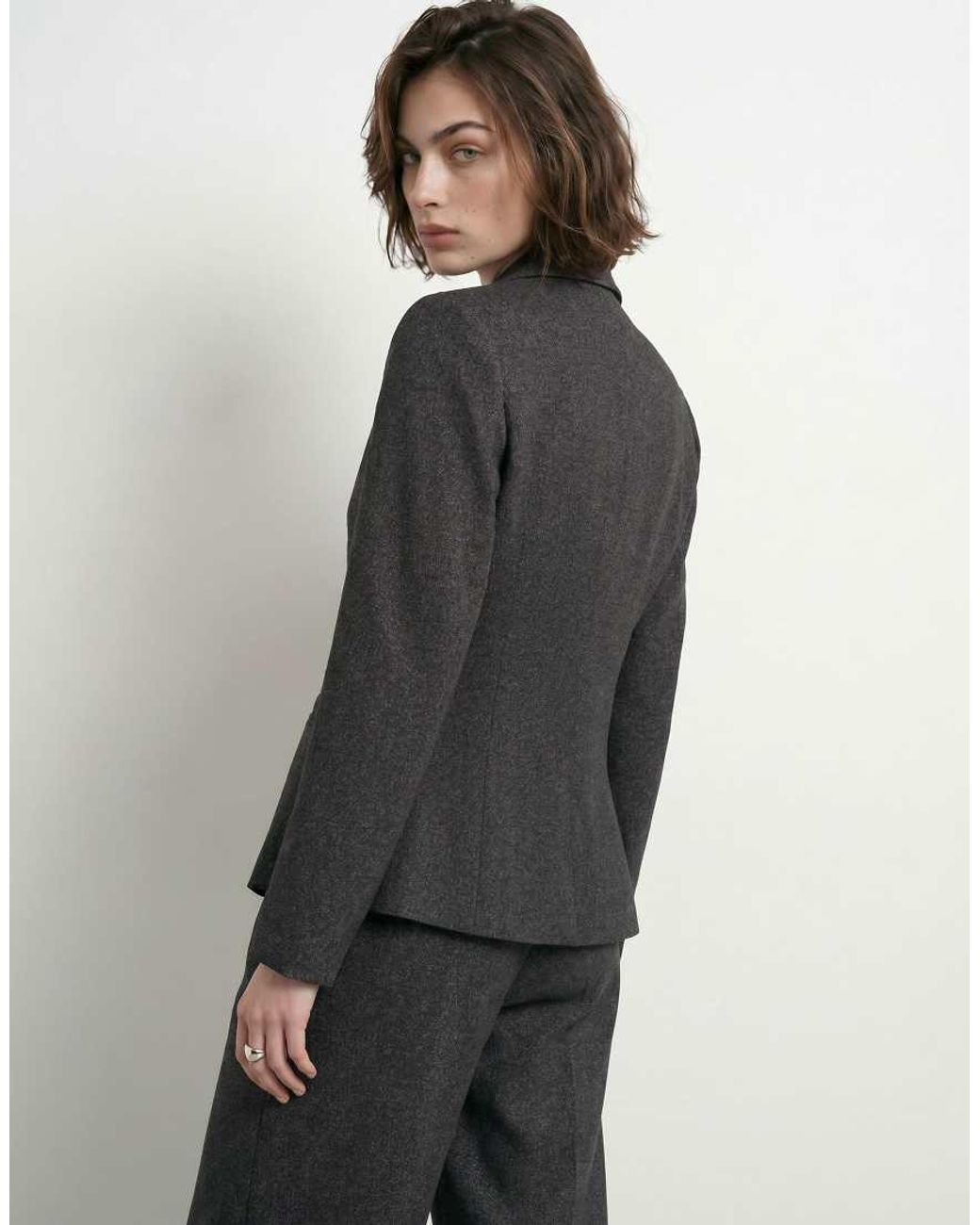 Blazer Mélange di HYPEDROP in Black