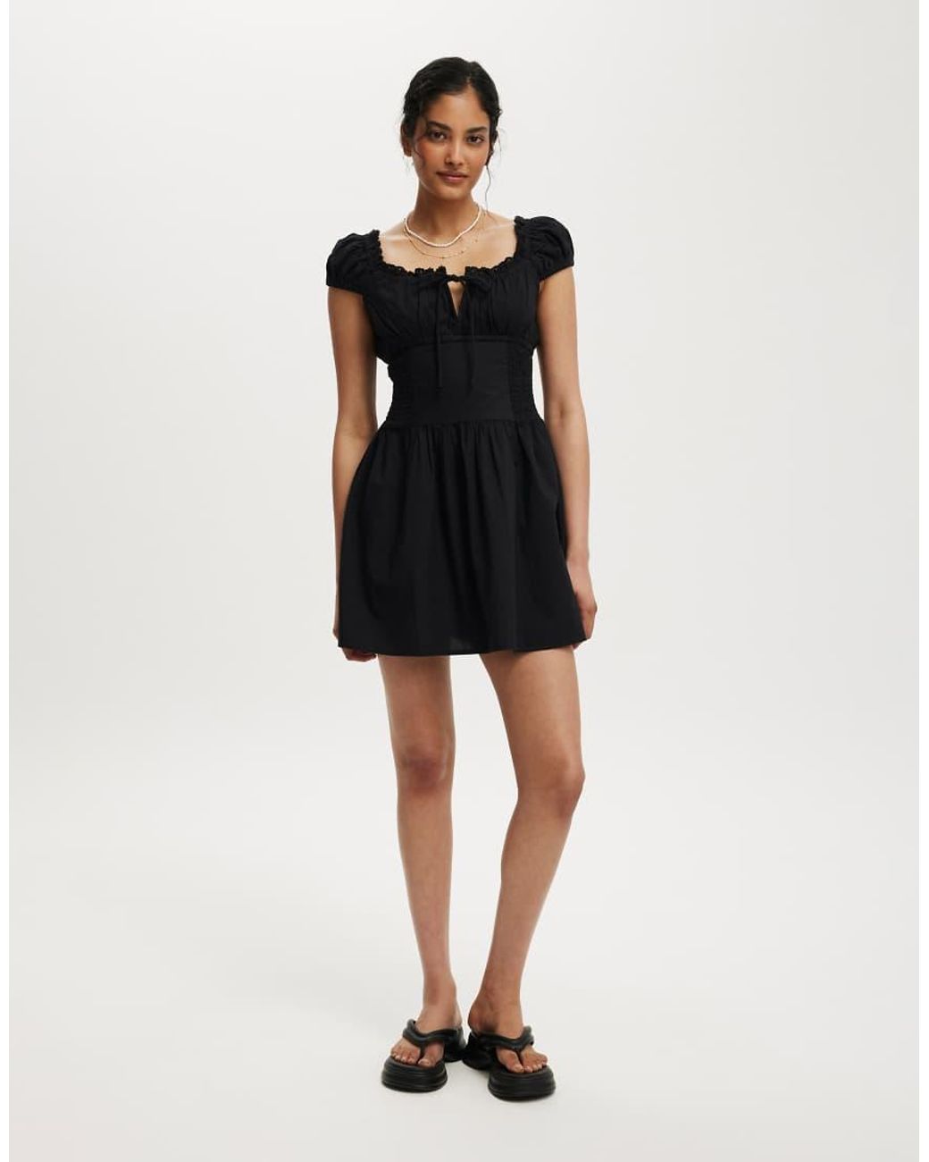 Cotton On Black Charlotte Mini Dress