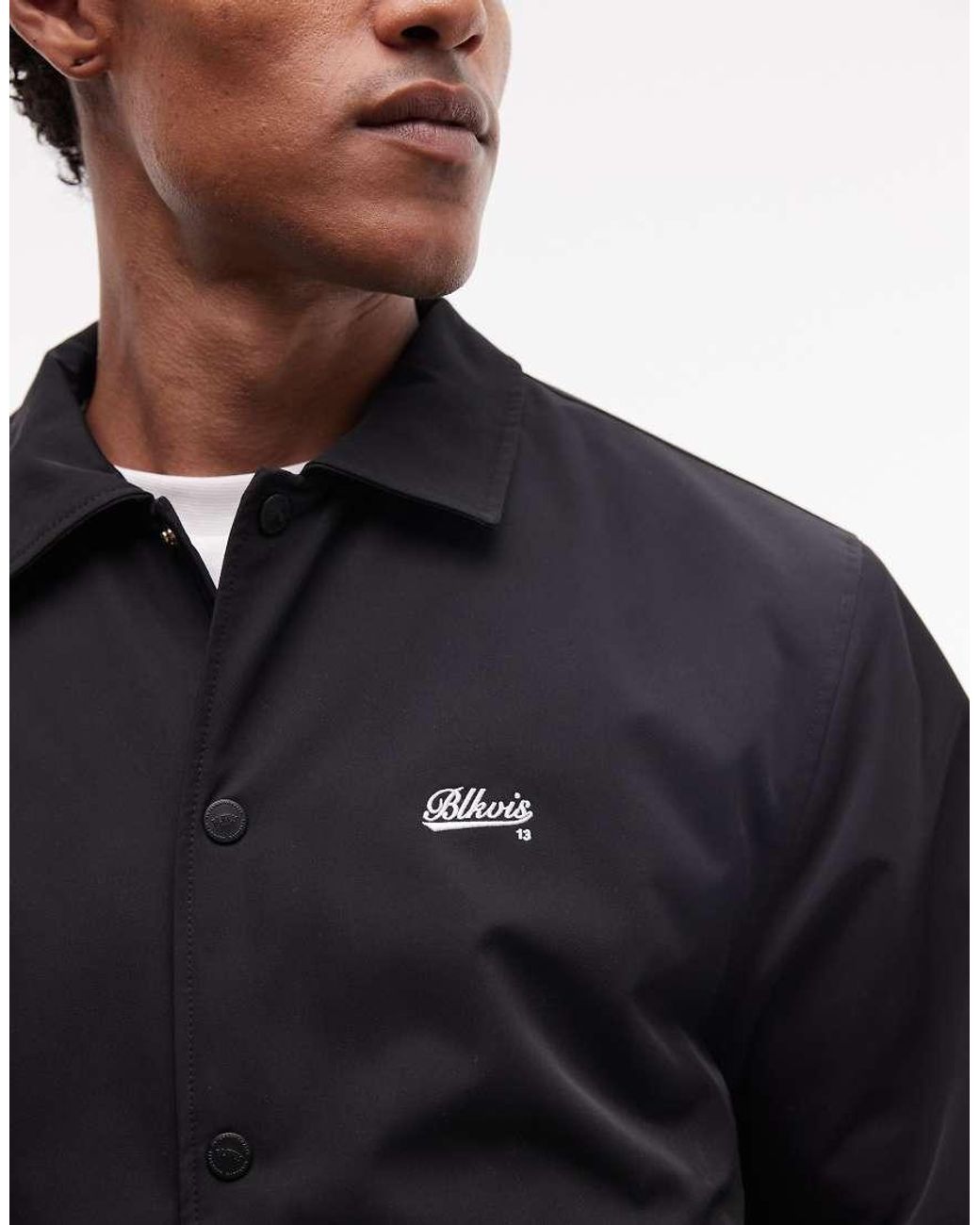 BLKVIS Blue Coach Jacket for men