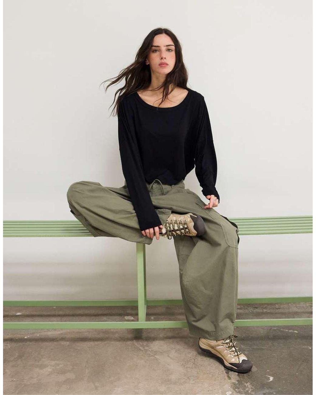 Stradivarius Natural S008 Trekking Trainers