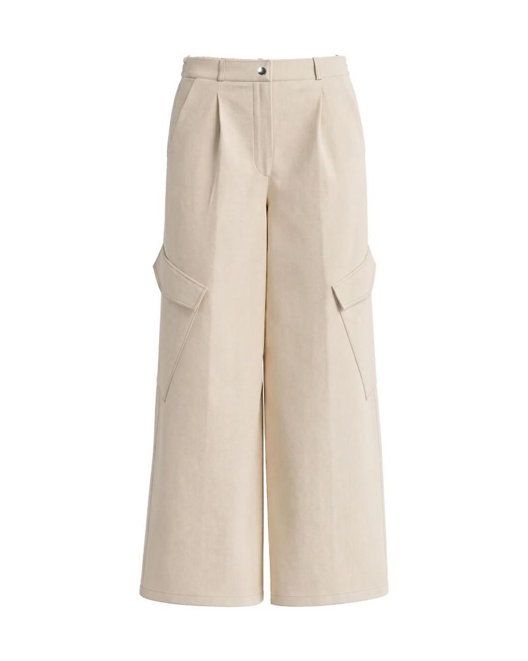 HYPEDROP White Cargo Trousers