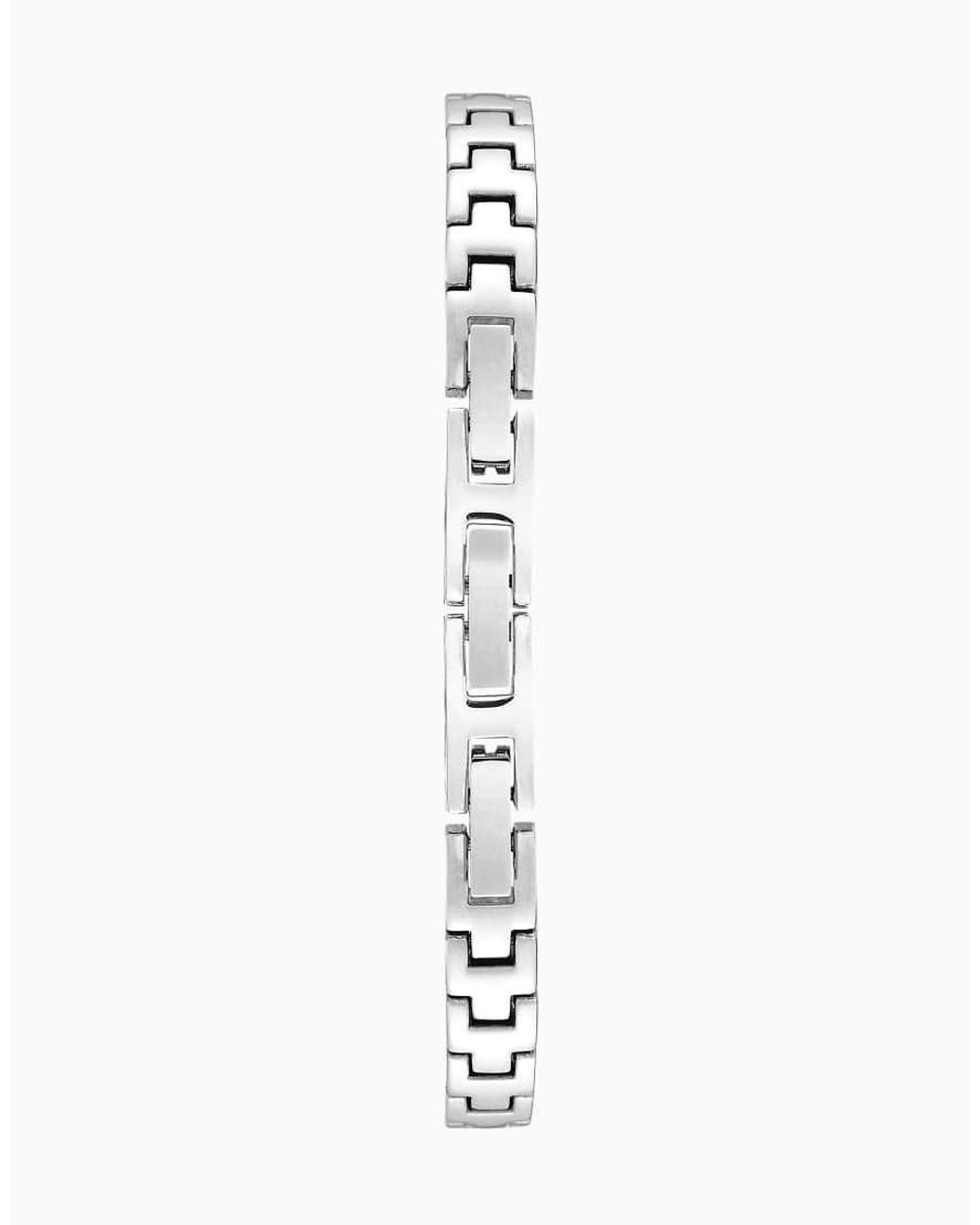 Sekonda White Bellamy 23Mm Oval Analogue Watch With Bracelet