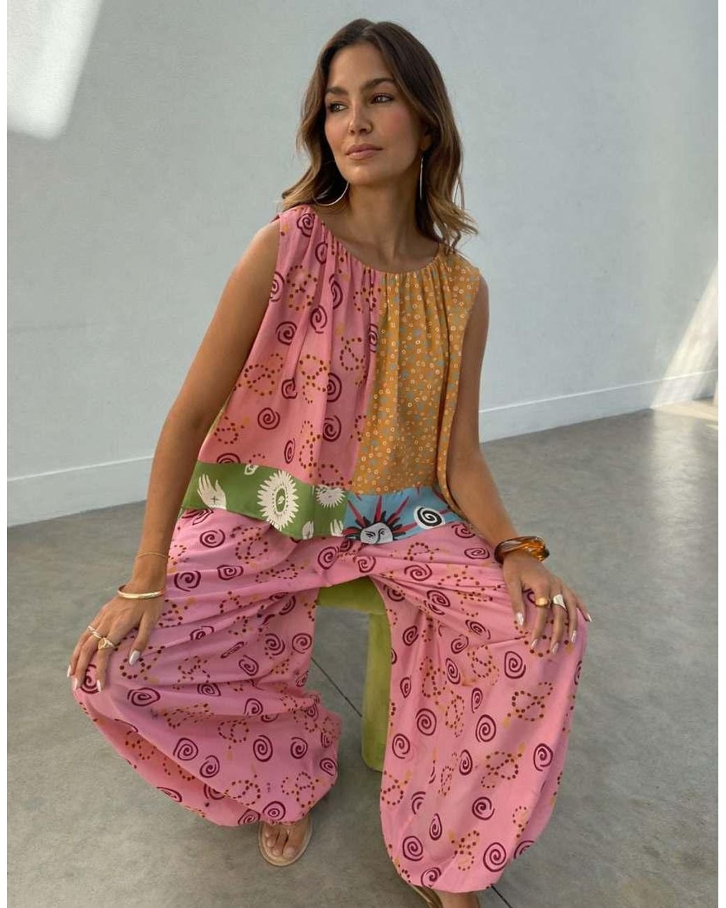 Never Fully Dressed Pink Balloon Trouser Co-Ord