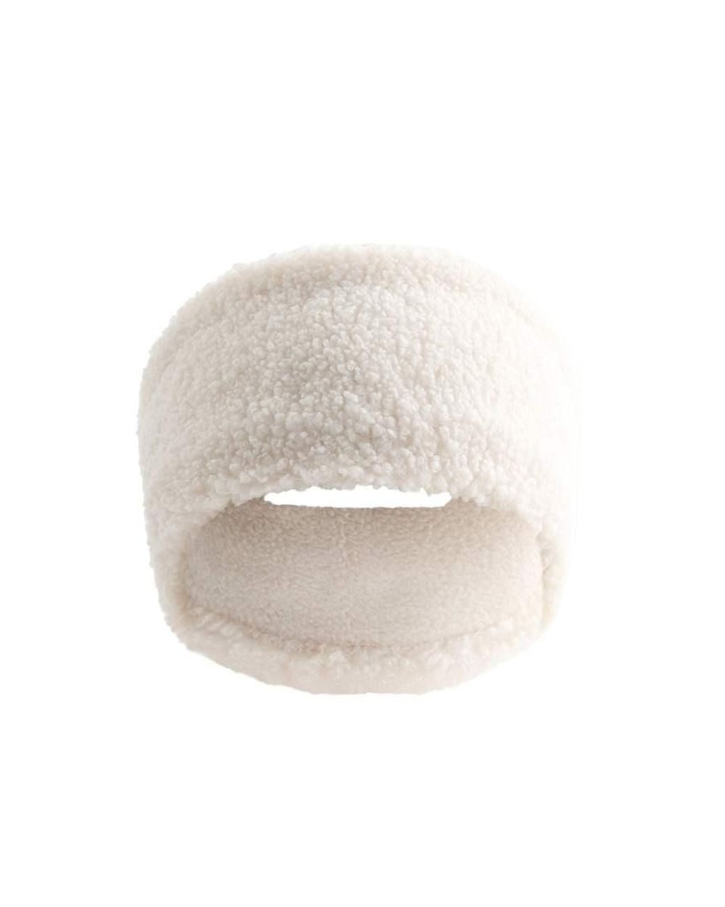 Oysho Natural Faux-Shearling Headband