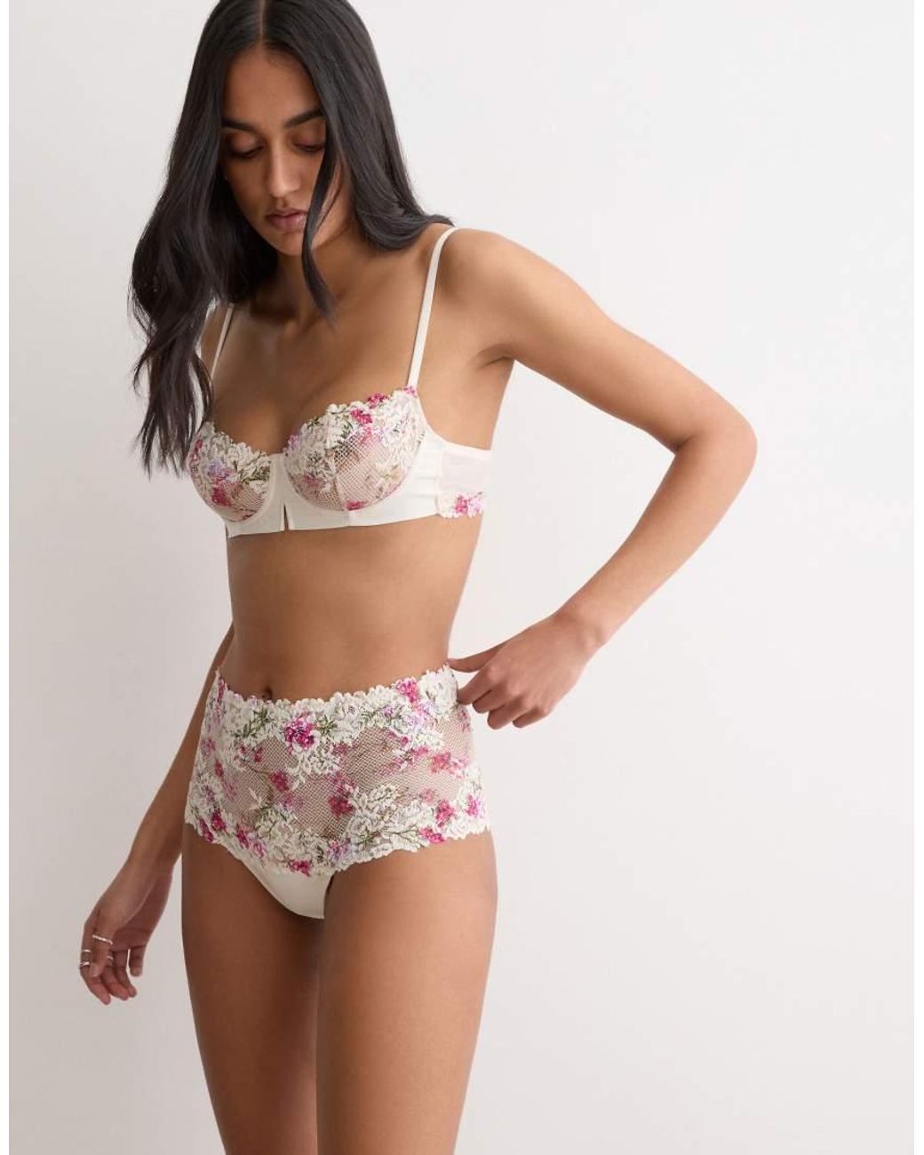 Intimissimi Brown Denise Stampa Pretty Flowers Bra