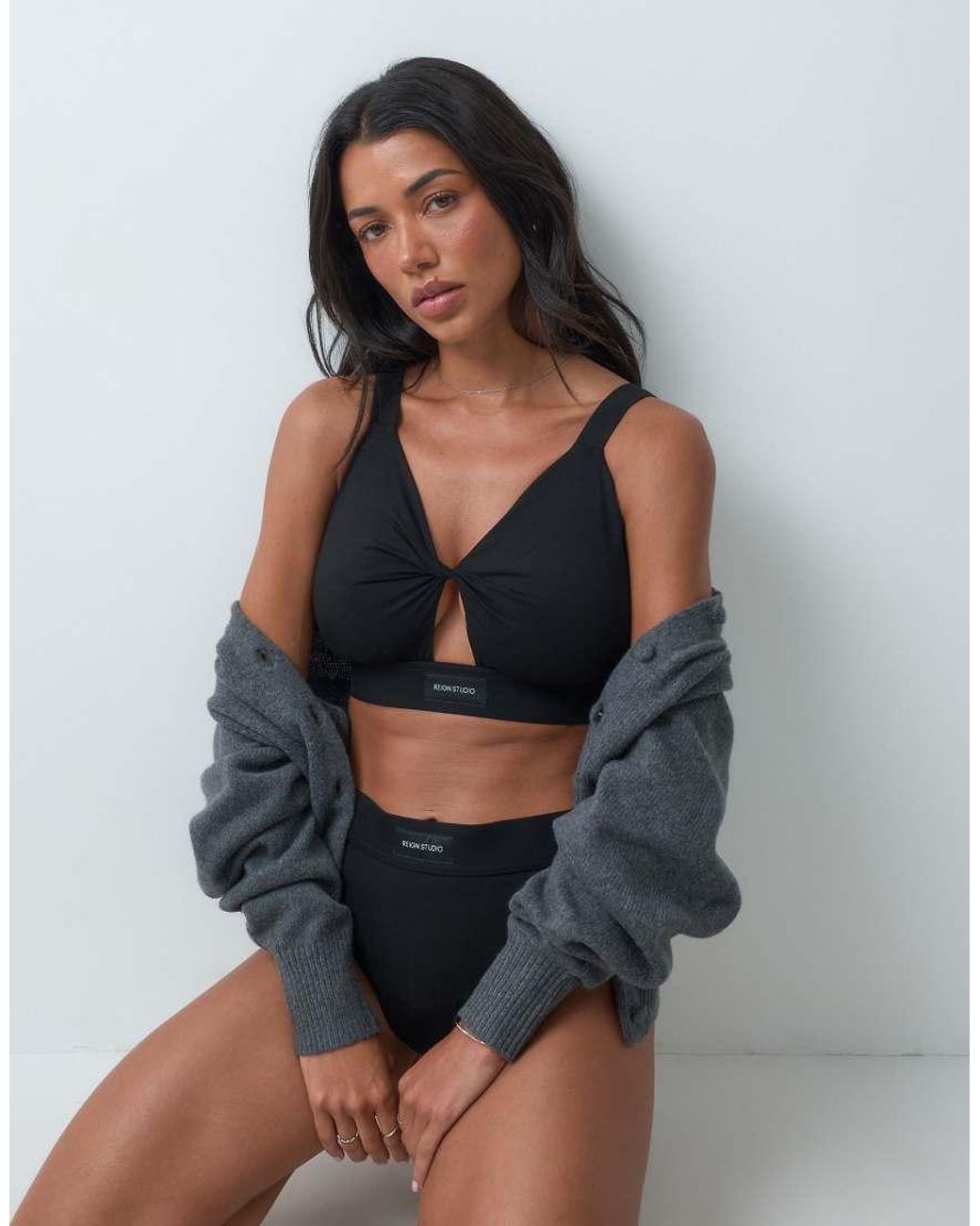 RIEN STUDIO Blue Maya Fuller Bust Bralette