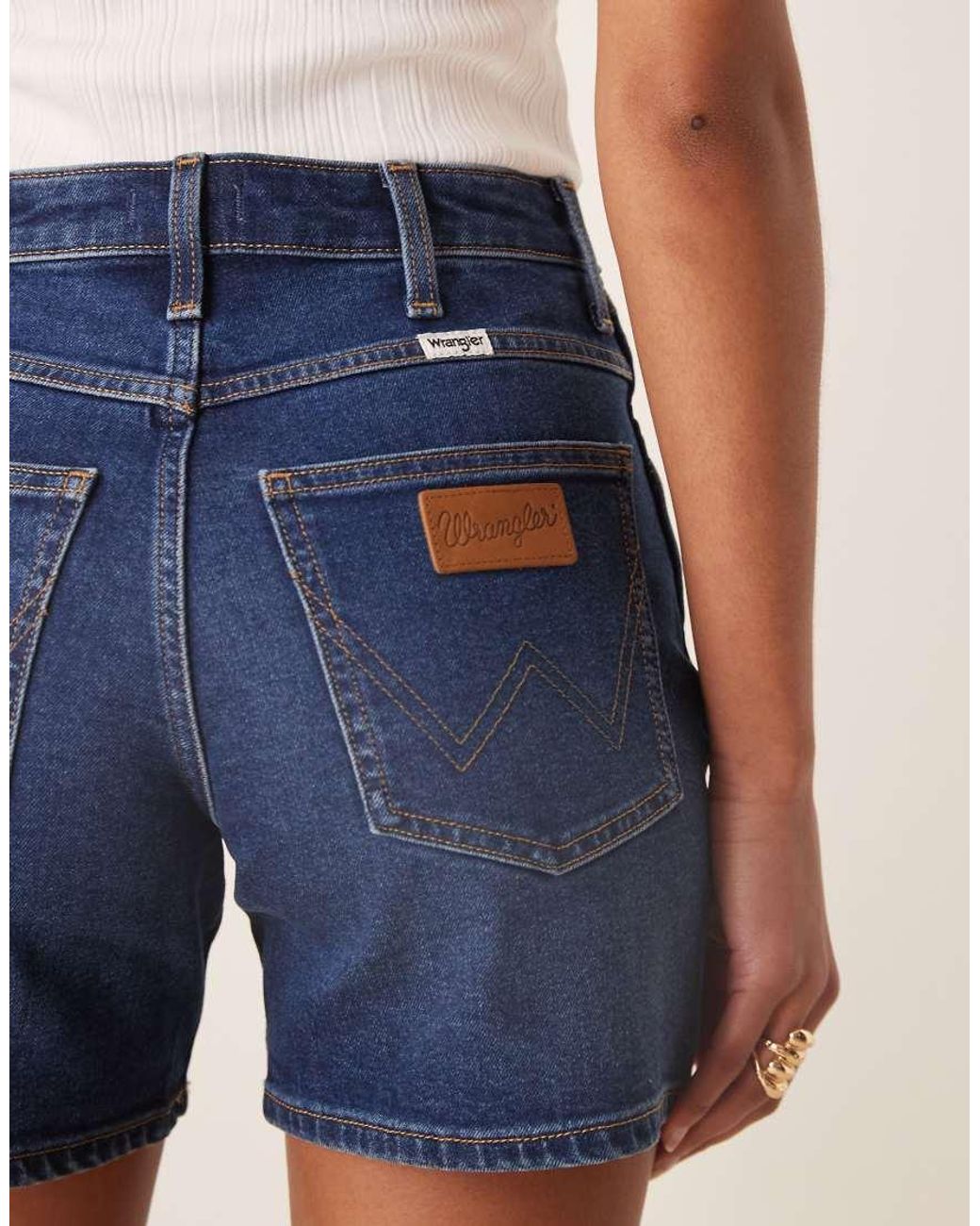 Wrangler Blue Cowboy 5inch Denim Shorts