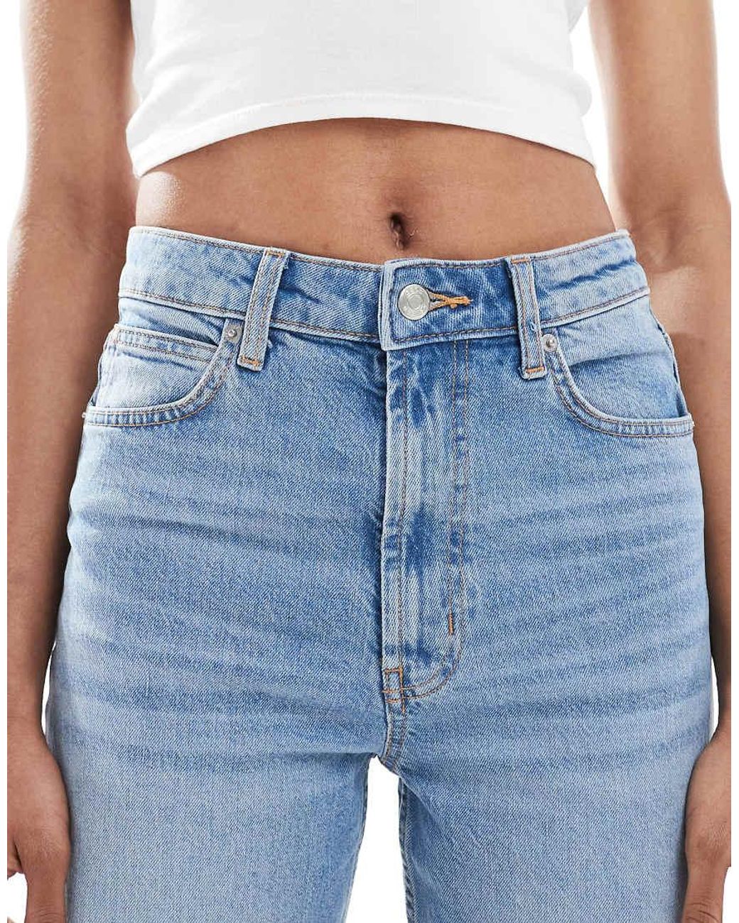 ASOS Blue Asos Design Tall Comfort Stretch Straight Leg Jeans