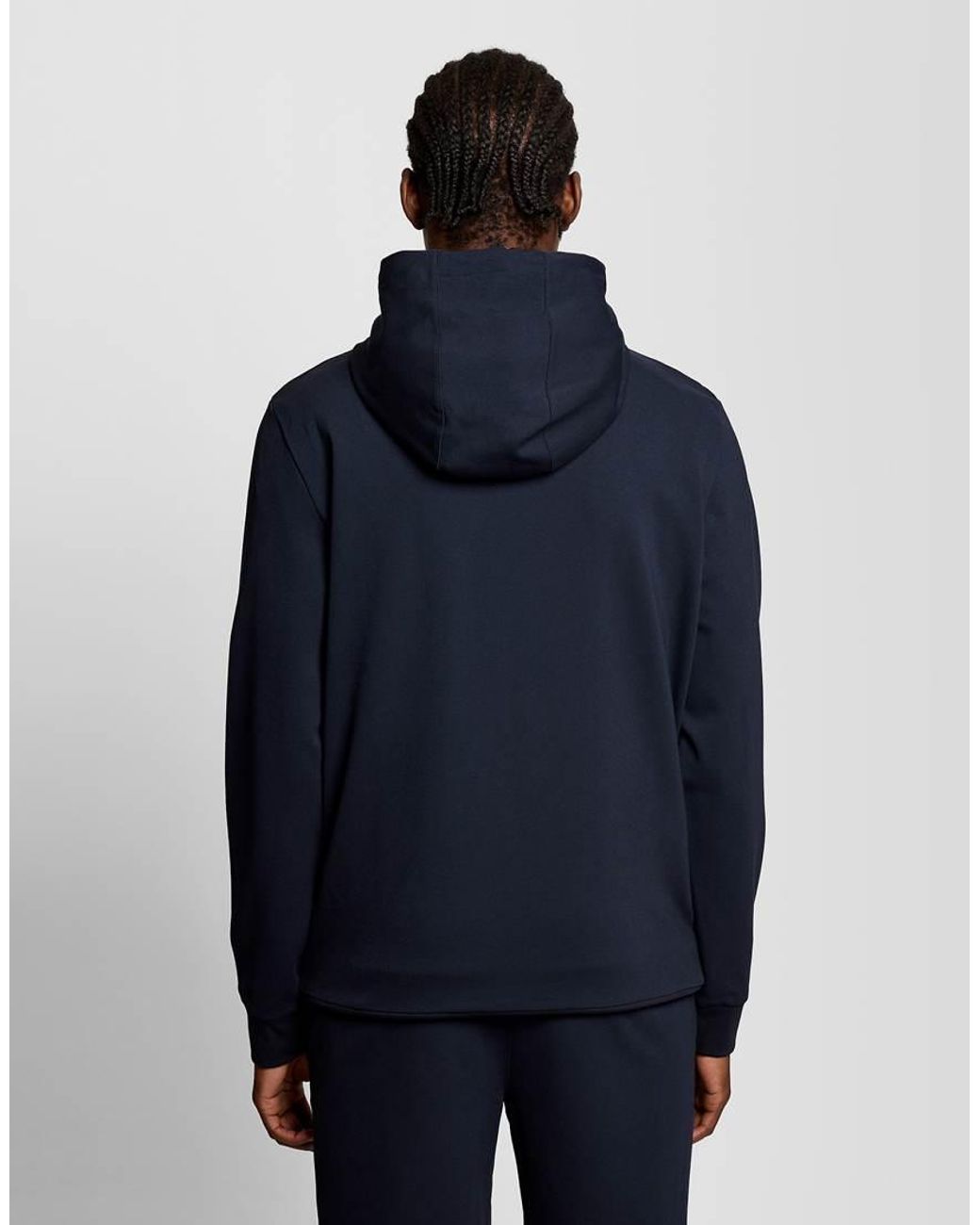 Lyle & Scott Blue Sports Lightweight Hoodie for men