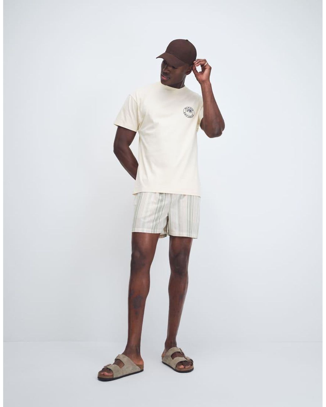 BLKVIS White Source T-shirt With Back Graphic for men