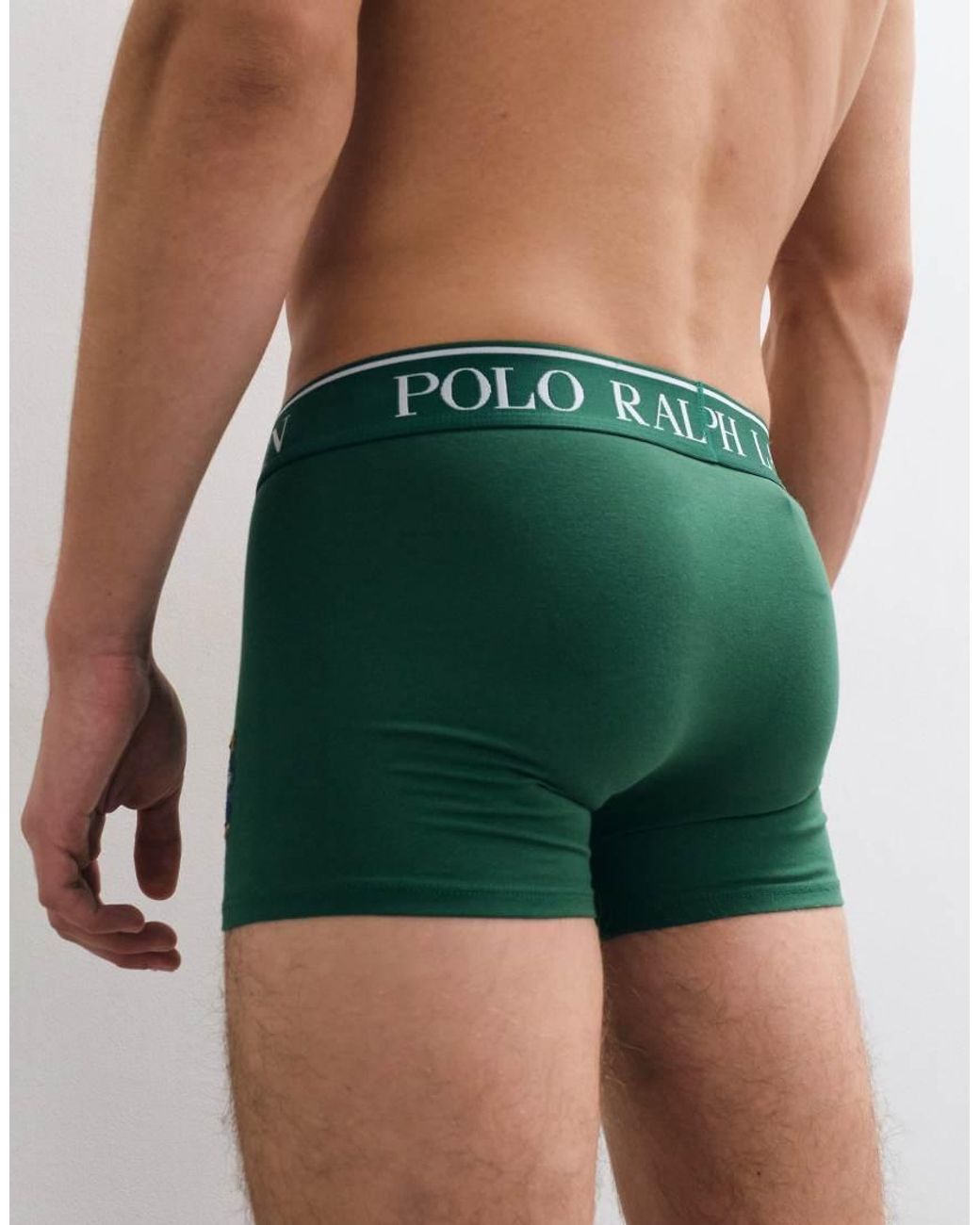 Polo Ralph Lauren Green Bear Logo Trunk for men