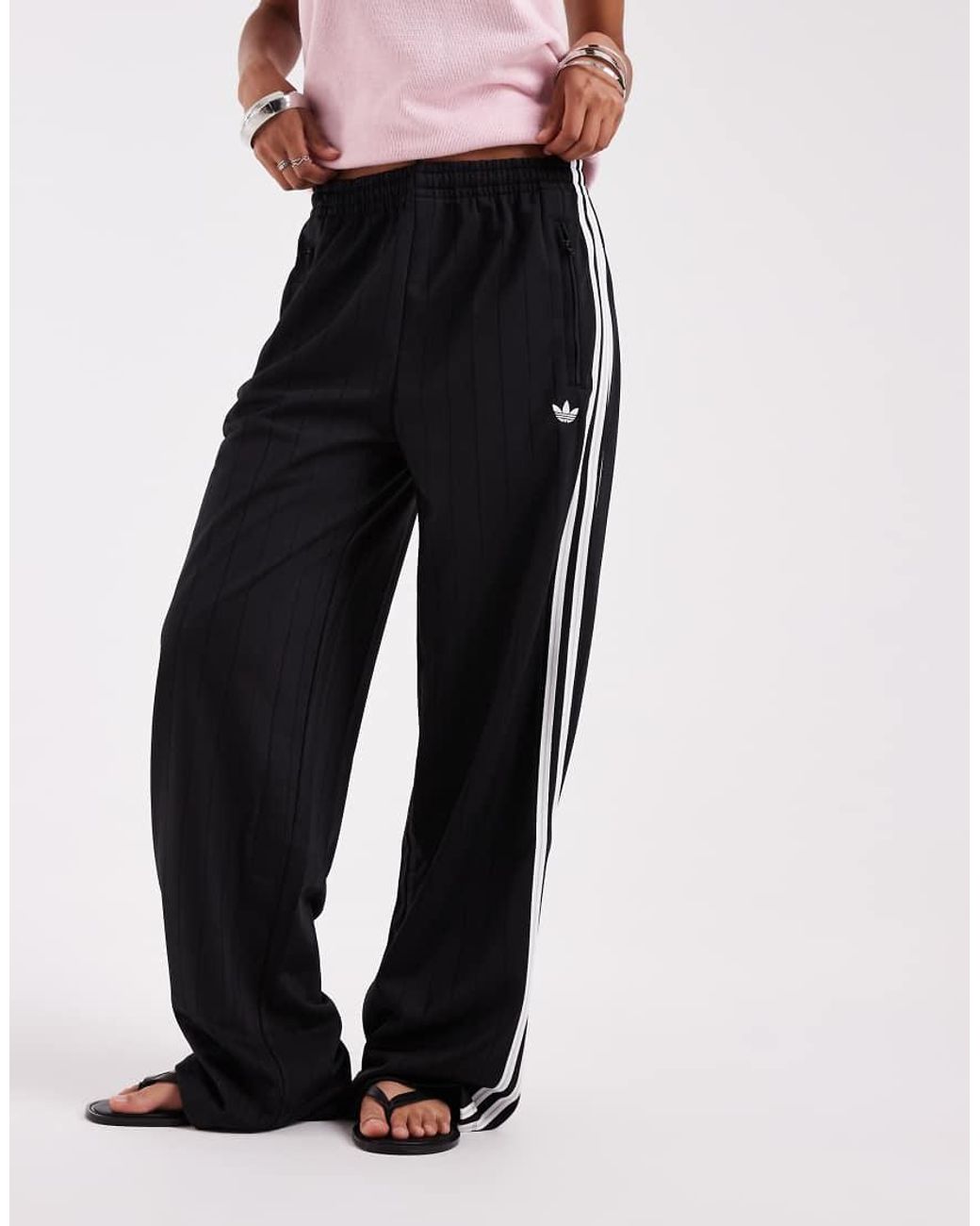 Adidas Originals Black Firebird Loose Track Pants