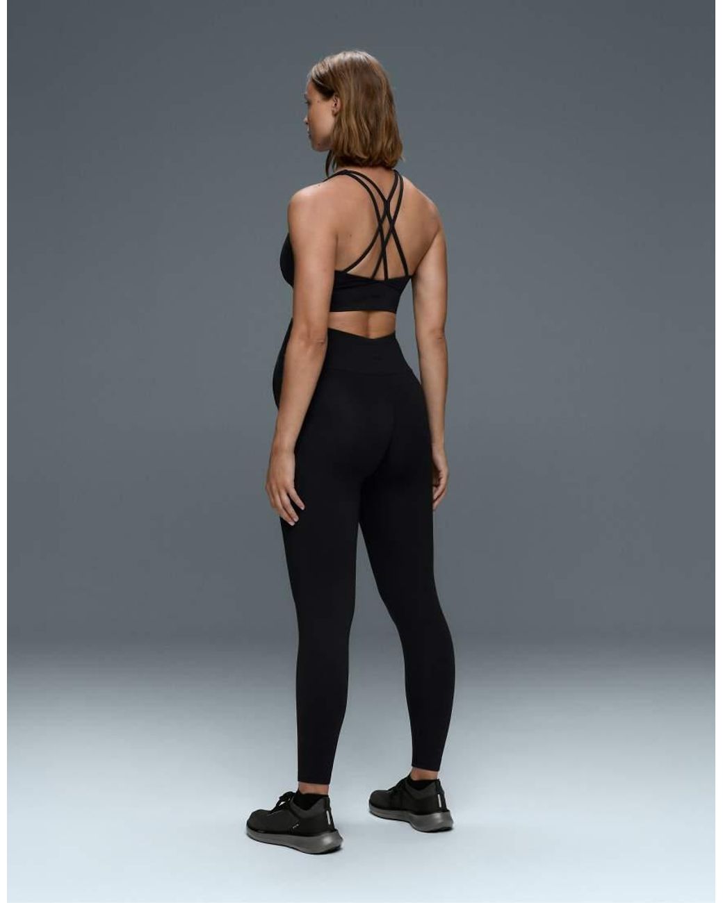 Oysho Black Comfortlux 65cm Maternity leggings