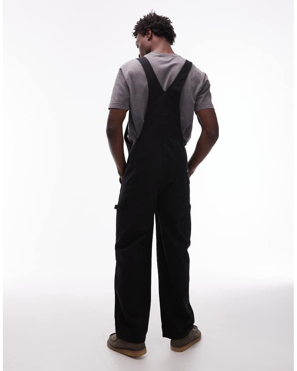 Dickies Blue Canvas Dungarees for men