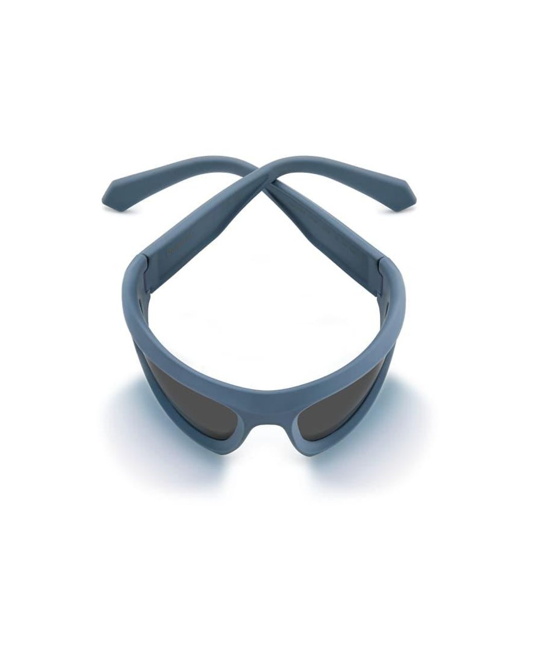 Polaroid Sunglasses Blue Sporty Wrap Sunglasses With Polarized Lenses