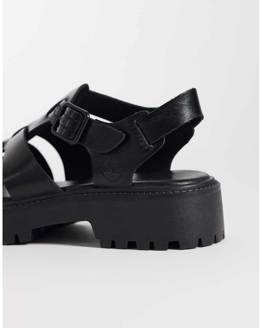 Timberland Black Stone Street Fisherman Sandals