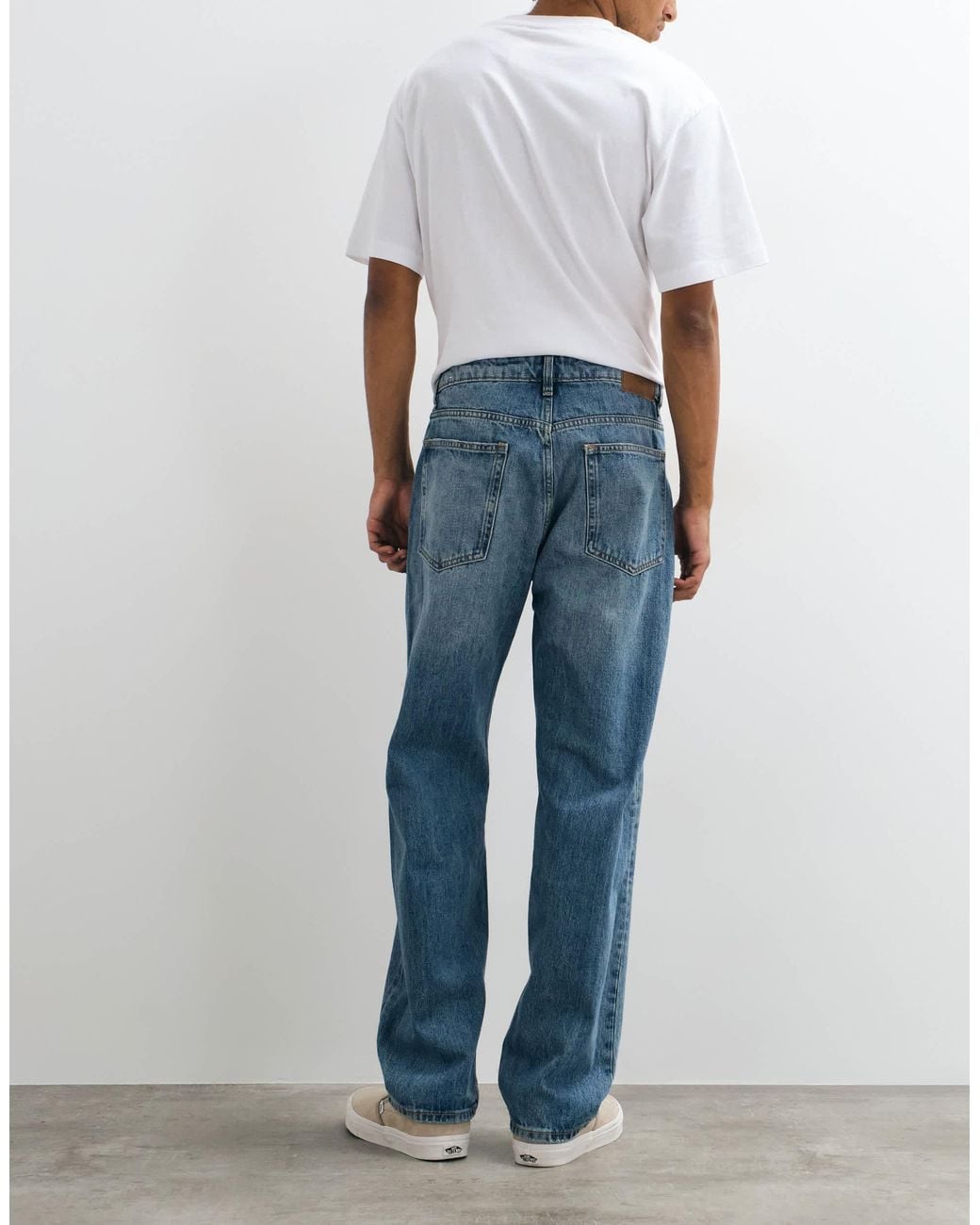 Mango Blue Moby Straight Jean for men