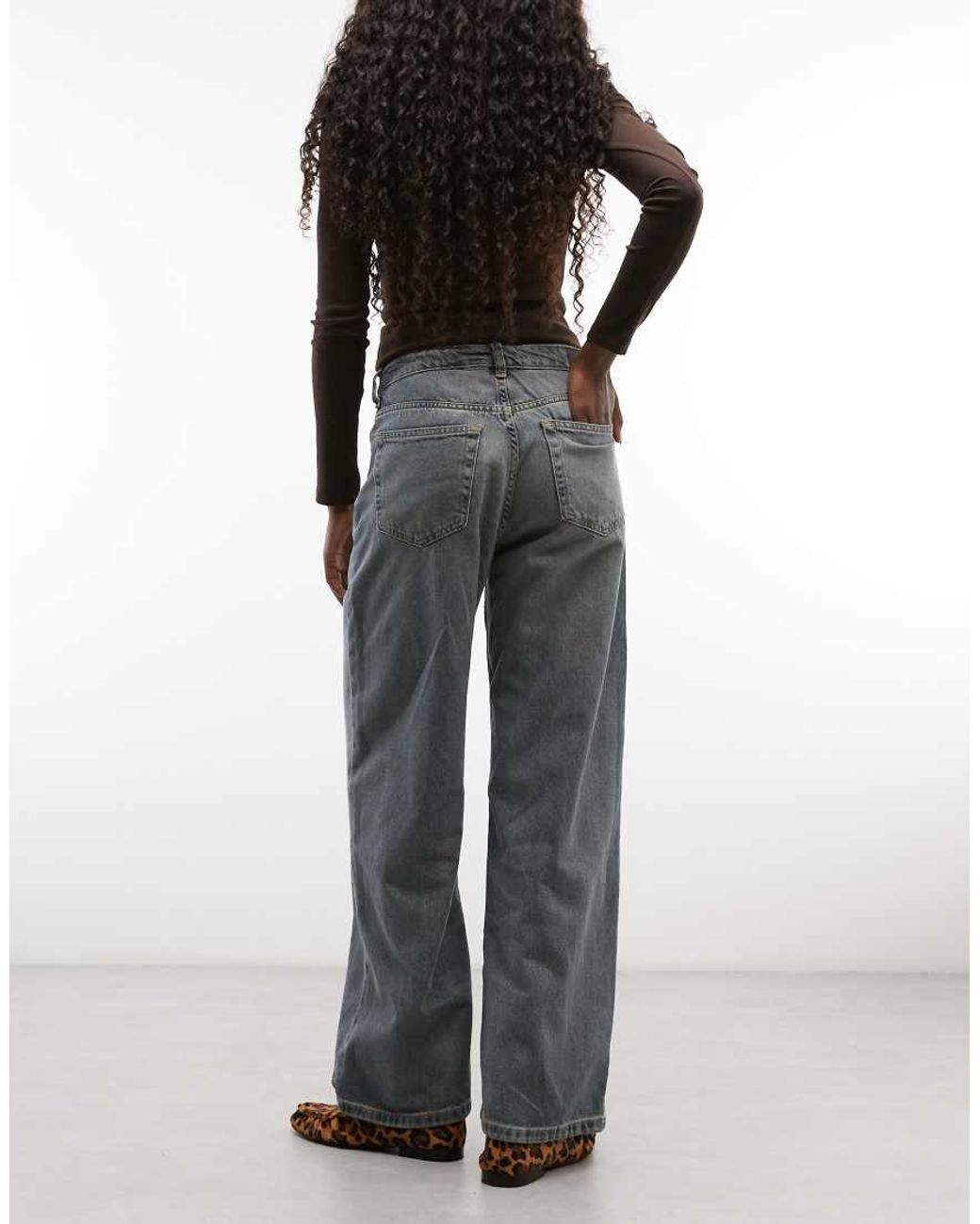 Weekday Blue Missy Low Waist baggy Fit Jeans