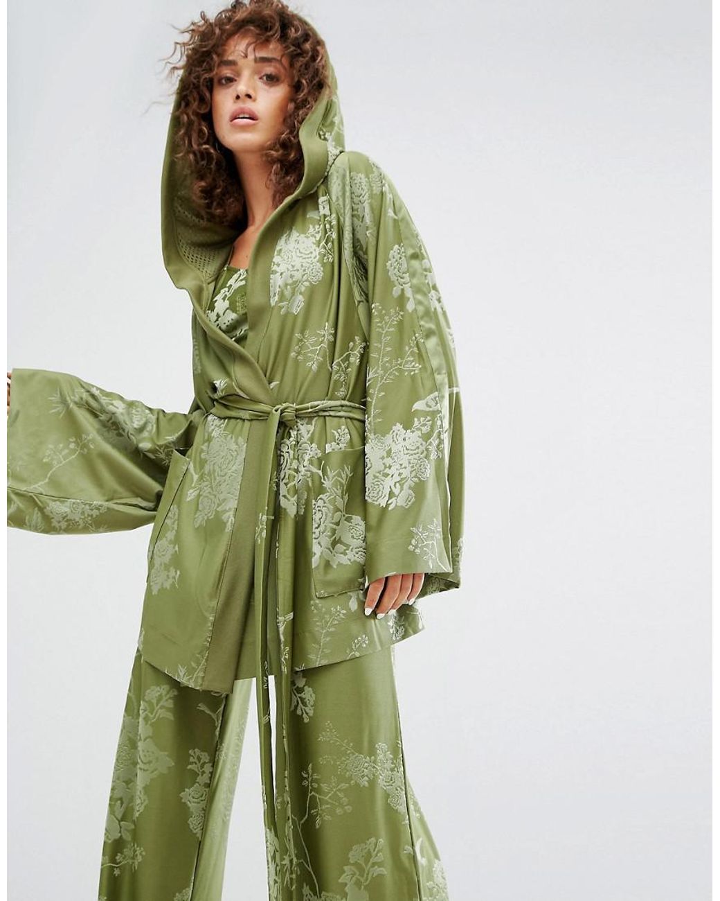 Peignoir de boxe PUMA en coloris Vert Lyst