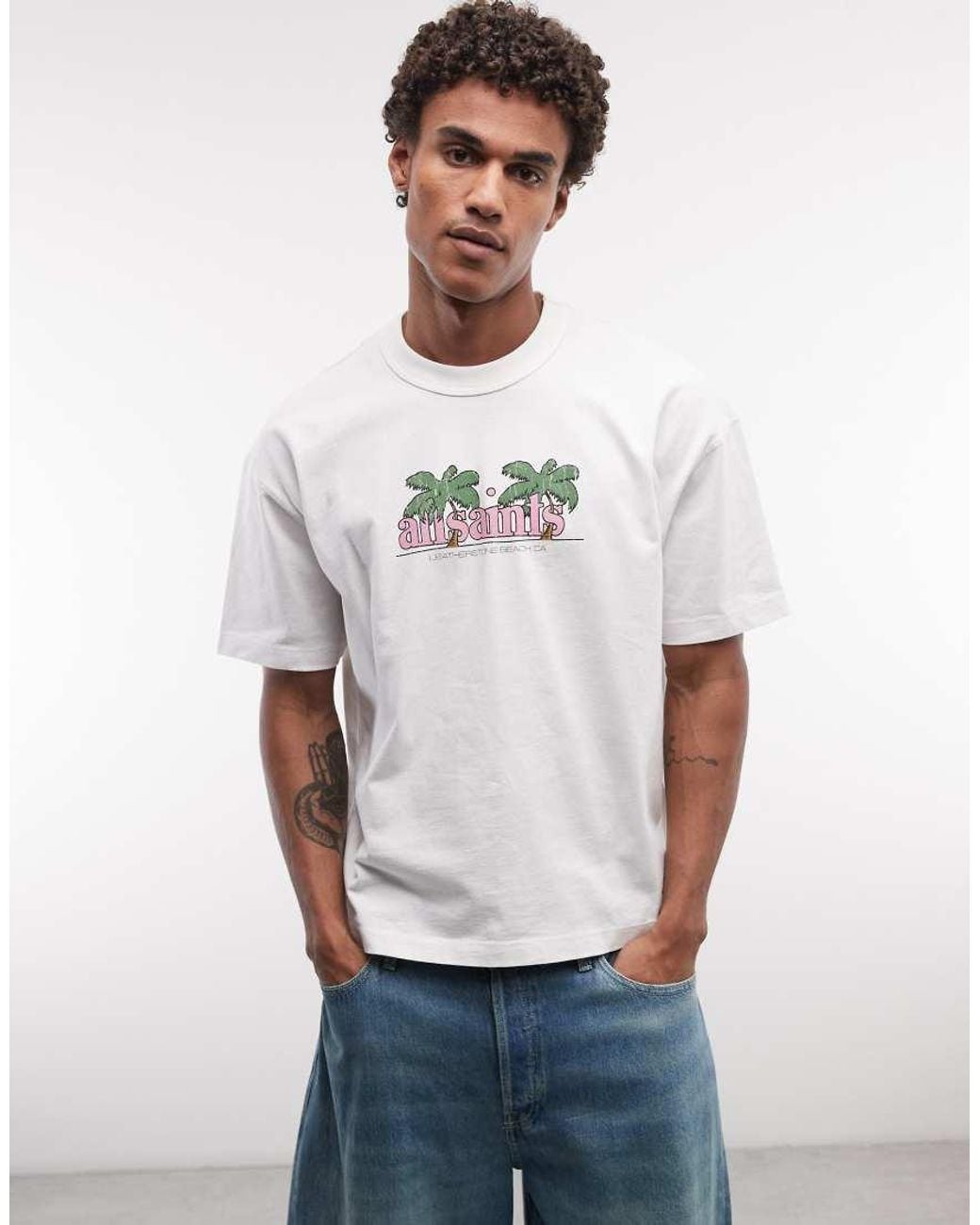 Troppo di AllSaints in White da Uomo
